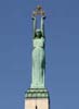 The monument To Freedom and Motherland in Riga.